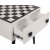 Chesso sjakkbord - Hvit/svart