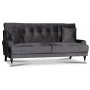 Adena 2-seter sofa - Mrkegr flyel