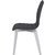 Aniyah stol - Mørk grå/hvit lakk