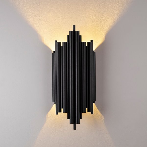 Reis vegglampe 13340 - Sort