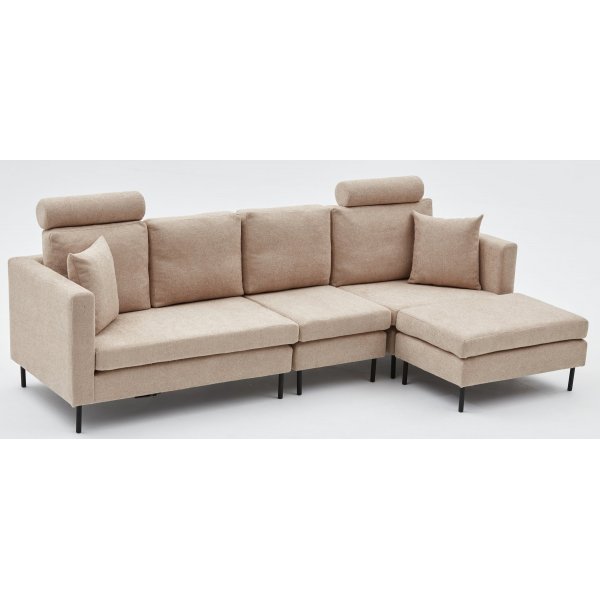 Stelo modulsofa - Beige/svart Stelo modulsofa - Beige/svart