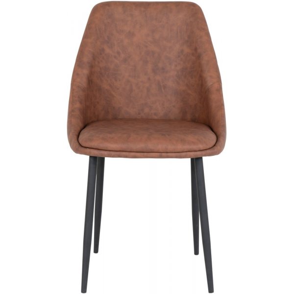 Porto spisestol - Vintage Brun Porto spisestol - Vintage Brun