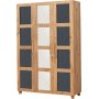 Hedera garderobe - Furu/antrasitt