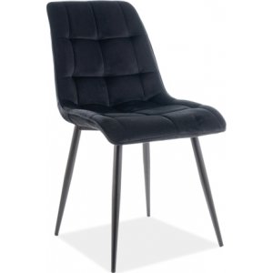 Chic Velvet stol - Svart