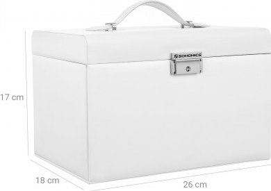 Carat smykkeskrin - Hvit