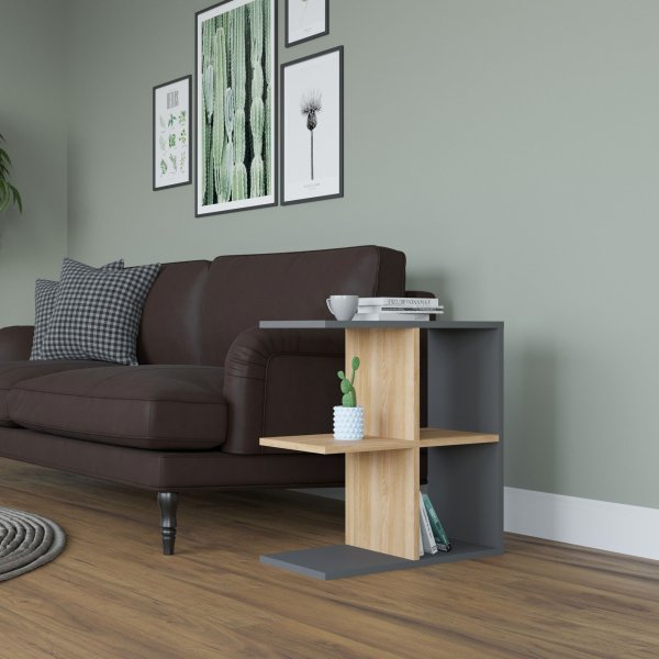 Hamlet sidebord - Eik/antrasitt