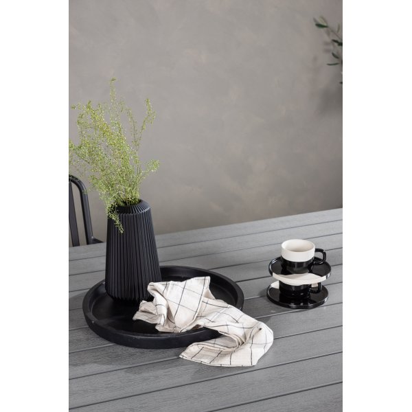 Garcia spisebord 200 x 100 cm - Lys gr/hvit