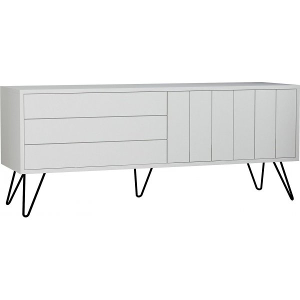 Picadilly mediebenk - Hvit