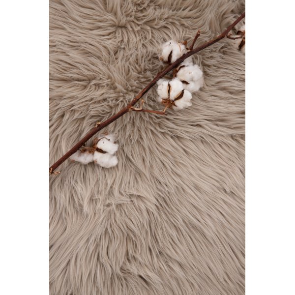 Katy fold 60 x 90 cm - Beige fuskepels