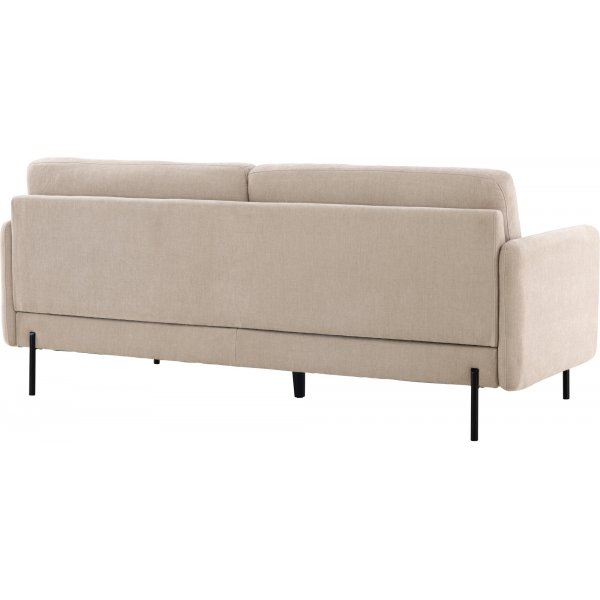 Antibes 2-seters sofa - Beige/Sort Antibes 2-seters sofa - Beige/Sort