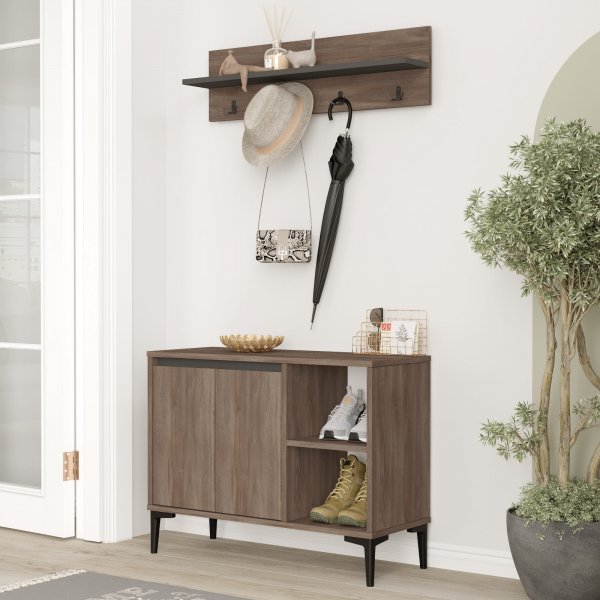 Aristo hallmøbler - Brun/antrasitt Aristo hallmøbler - Brun/antrasitt
