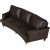 Howard Watford Deluxe 4-seters buet sofa - vintage brunt kunstskinn