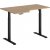 Plassjusterbart skrivebord venstre 140 x 90 cm - Eik