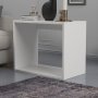 Bizayni spillebord 62x34 | 27x32 | 27x32 cm - Hvit/eik