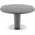 Market spisebord 120-160 cm - Gr marmor/mrk gr