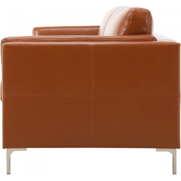 Cansas 3-seters sofa i cognac + Tekstilrens for møbler Cansas 3-seters sofa i cognac + Tekstilrens for møbler