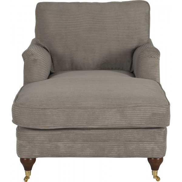 Sofa lenestol Howard mørk beige kordfløyel Sofa lenestol Howard mørk beige kordfløyel