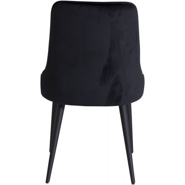 Spisestol Zeus - Svart Fløyel Spisestol Zeus - Svart Fløyel