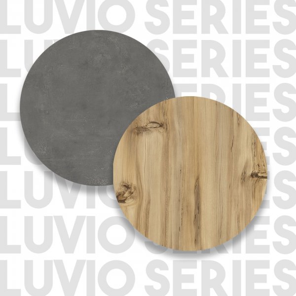 Luvio mediebenk 12 - Eik/sølv Luvio mediebenk 12 - Eik/sølv