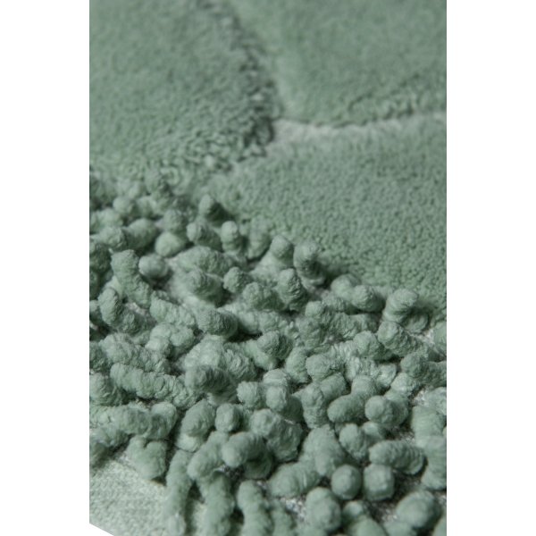 Baderomsteppe i stein - Gr�nn