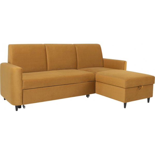 Lamell sovesofa - Gul