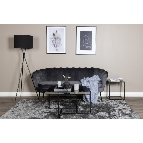 Ballini 3-seters sofa - Mrkegr