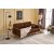 Reims 3-seters sofa - Brun/kobber