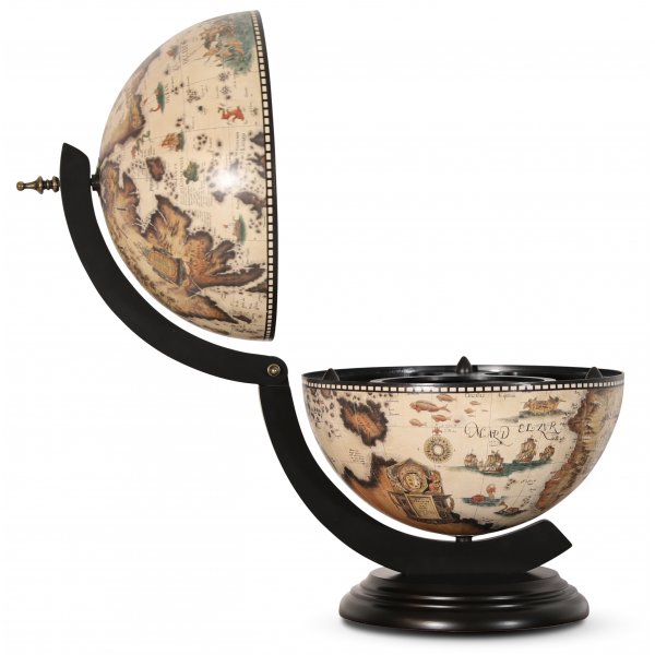 Michelangelo barglobus modell 5 - Svart/hvit + Tekstilpleie for møbler Michelangelo barglobus modell 5 - Svart/hvit + Tekstilpleie for møbler