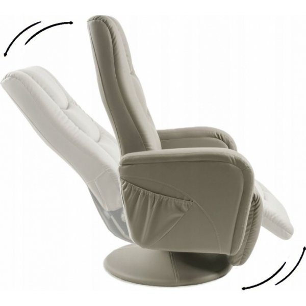 Bibi hvilestol med massasje - beige PVC Bibi hvilestol med massasje - beige PVC