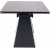 Salvadore spisebord 120-180 x 80 cm - Gr/svart
