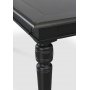 Paris spisegruppe 180 cm bord svart + 6 st svarte Gaston spisestoler