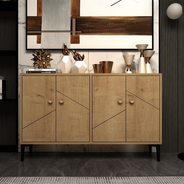 Vicuna skjenk - Safir eik