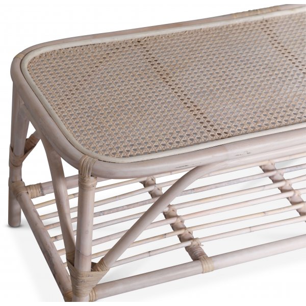 Glory Webbing salongbord - Rotting /Whitewash + Flekkfjerner for møbler Glory Webbing salongbord - Rotting /Whitewash + Flekkfjerner for møbler