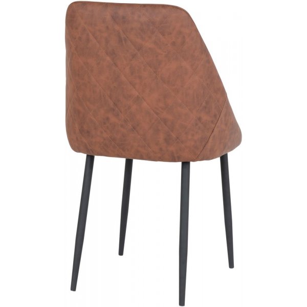 Porto spisestol - Vintage Brun Porto spisestol - Vintage Brun