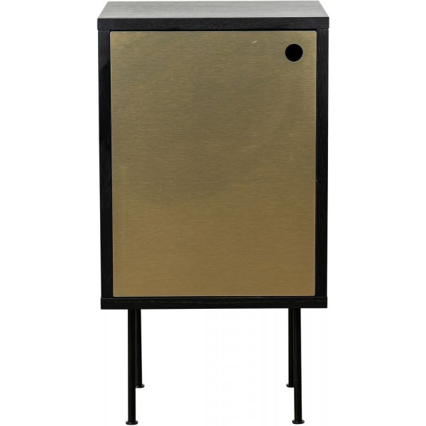 Volume nattbord - Svart / messing