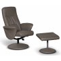 Times lenestol med fotskammel (Recliner) - Gr PU
