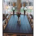 Kundebilde Skagen spisebord 180 cm - Hvit/brunoljet eik