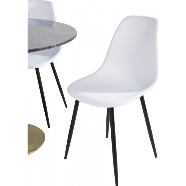 Bridge spisestol - Hvit plast Bridge spisestol - Hvit plast