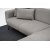 Side divan sofa hyre - Lys gr