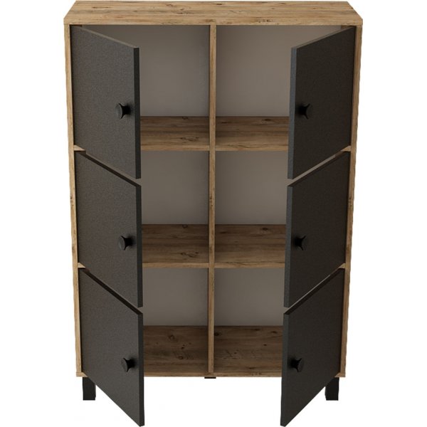 Vilamo skap 48 - Furu/svart Vilamo skap 48 - Furu/svart