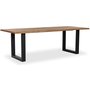 Forest Wave spisebord med U-ben - Brunoljet eik - 260 cm