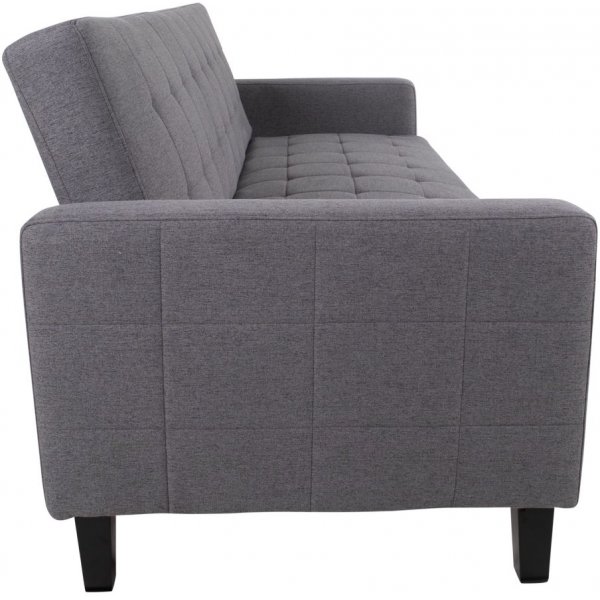 Milton sovesofa - mørk grå / bjørk Milton sovesofa - mørk grå / bjørk