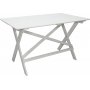 Knohult spisebord 125 cm - Hvit + Tekstilrens for mbler