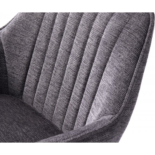 Casco barstol - Mørkegrå stripete mønster Casco barstol - Mørkegrå stripete mønster