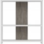 Dosi sidebord - Hvit/wenge