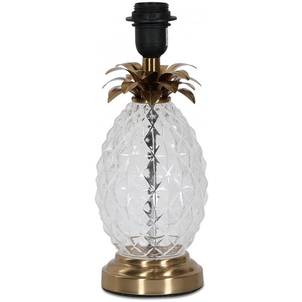Lampefot Ananas H34 - Messing / Glass