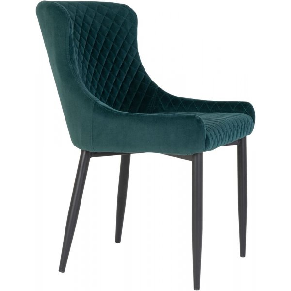 Boston spisestol - Grnn/Svart