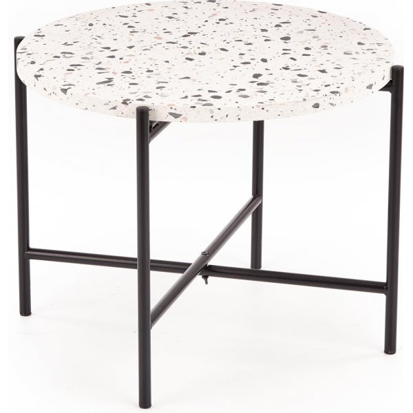 Sidewalk sofabord 50 cm - Terrazzo/sort