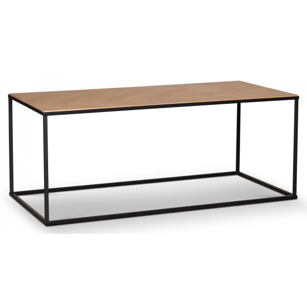 Mio salongbord 120 x 60 cm - Eik / Svart