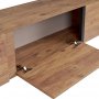 TV-stativ Orost 180 cm - Atlantic Pine/svart